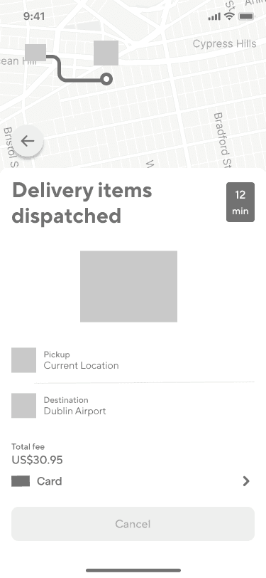 Drone Dispatch Wireframe