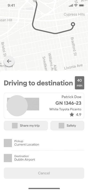 En Route Wireframe