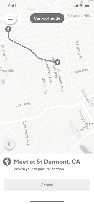 Meet Bus Wireframe